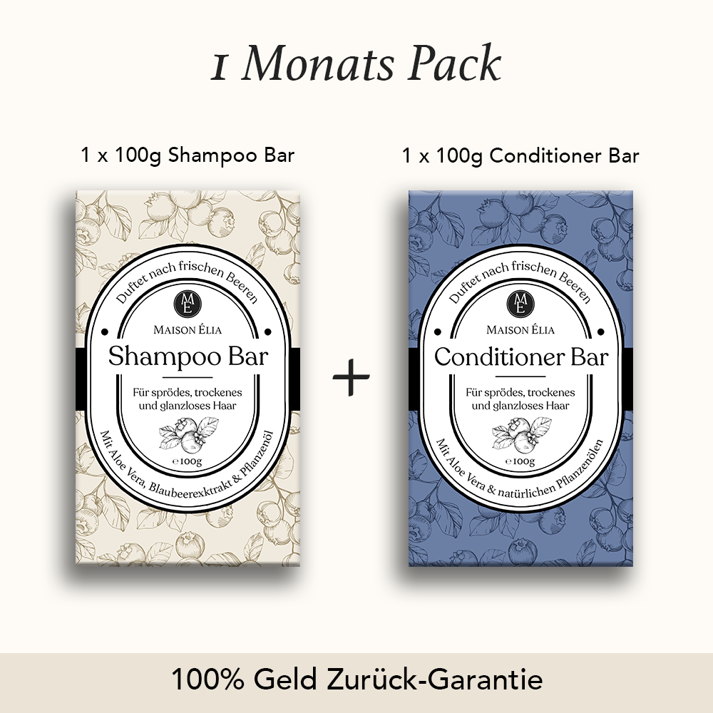 Shampoo + Conditioner Set mit Aloe Vera & Blaubeerexktrakt