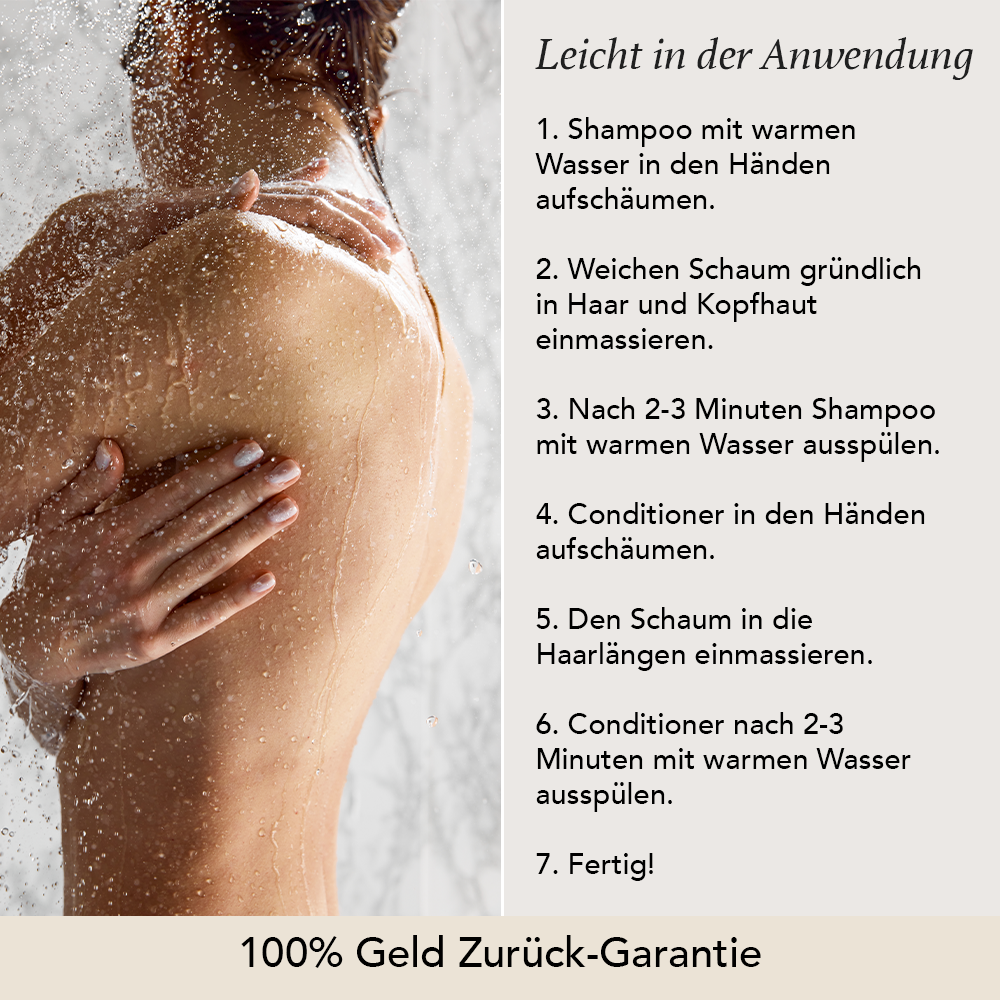 Shampoo + Conditioner Set mit Aloe Vera & Blaubeerexktrakt