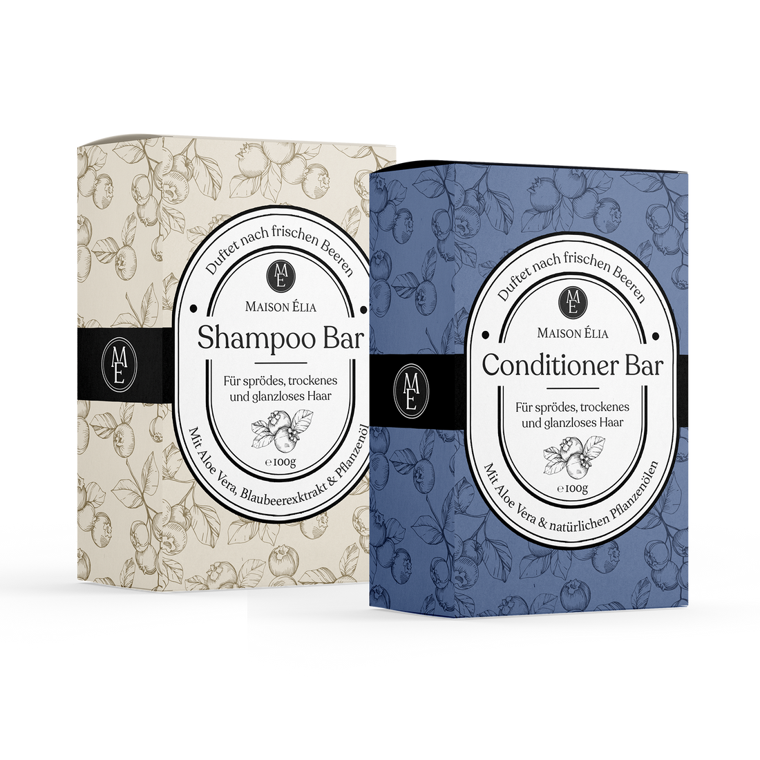 Shampoo + Conditioner Set mit Aloe Vera & Blaubeerexktrakt